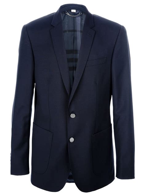 burberry tartan two-button blazer|Burberry jackets for men.